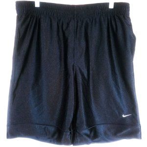 Nike Athletic Shorts Medium Drawstring Elastic Band Navy Blue Gym Basketball
